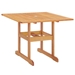 Hatteras 36" Square Outdoor Patio Eucalyptus Wood Dining Table - Natural - MOD5552