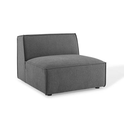Restore Sectional Sofa Armless Chair - Charcoal 