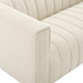 Reflection Channel Tufted Upholstered Fabric Sofa - Beige - MOD5999