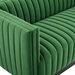 Conjure Channel Tufted Velvet Sofa - Emerald - MOD6015