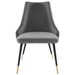 Adorn Tufted Performance Velvet Dining Side Chair - Gray - MOD6099
