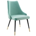 Adorn Tufted Performance Velvet Dining Side Chair - Mint - MOD6102