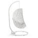Hide Outdoor Patio Sunbrella® Swing Chair With Stand - White White - MOD6172