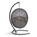 Encase Sunbrella® Swing Outdoor Patio Lounge Chair - Black Beige - MOD6175