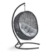 Encase Sunbrella® Swing Outdoor Patio Lounge Chair - Black Gray - MOD6176