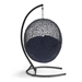 Encase Sunbrella® Swing Outdoor Patio Lounge Chair - Black Navy - MOD6177
