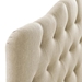 Annabel Queen Upholstered Fabric Headboard - Beige - MOD6455