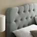 Annabel Queen Upholstered Fabric Headboard - Gray - MOD6456