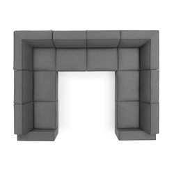 Restore 8-Piece Sectional Sofa - Charcoal 
