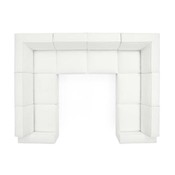 Restore 8-Piece Sectional Sofa - White 