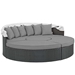 Sojourn Outdoor Patio Sunbrella® Daybed - Canvas Gray Style B - MOD6830