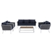 Stance 5 Piece Outdoor Patio Aluminum Sectional Sofa Set A - White Navy - MOD6856