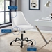 Designate Swivel Upholstered Office Chair - Black White - MOD7072