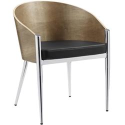 Cooper Dining Wood Armchair - Silver 