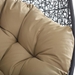 Encase Swing Outdoor Patio Lounge Chair - Mocha - MOD7277