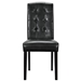 Perdure Dining Vinyl Side Chair - Black - MOD7302