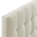 Lily King Upholstered Fabric Headboard - Ivory - MOD7399
