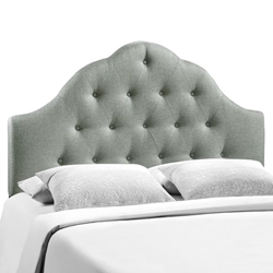 Sovereign King Upholstered Fabric Headboard - Gray 