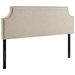 Laura King Upholstered Fabric Headboard - Beige - MOD7652