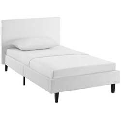 Anya Twin Bed - White 