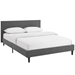 Anya Full Fabric Bed - Gray - MOD7672