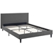 Anya Full Fabric Bed - Gray - MOD7672