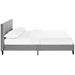 Anya Full Fabric Bed - Light Gray - MOD7673