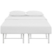 Horizon Full Stainless Steel Bed Frame - White - MOD7706