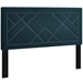Reese Nailhead Full / Queen Upholstered Linen Fabric Headboard - Azure - MOD7899