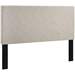 Taylor Full / Queen Upholstered Linen Fabric Headboard - Beige - MOD8009