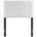 Emily Twin Biscuit Tufted Performance Velvet Headboard - White - MOD8361