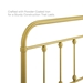 Sage King Metal Headboard - Gold - MOD8512