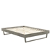 Billie King Wood Platform Bed Frame - Gray - MOD8704