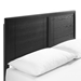 Marlee Queen Wood Platform Bed With Angular Frame - Black - MOD8829