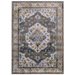 Success Anisah Distressed Floral Persian Medallion 4x6 Area Rug - Gray, Ivory, Yellow, Orange - MOD9053