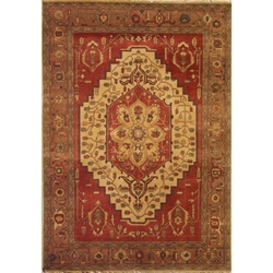 Anantnag Hand Knotted Rug 4'6" x 6'6" 