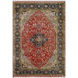 Deoghar Hand Knotted Rug 6 x 9 