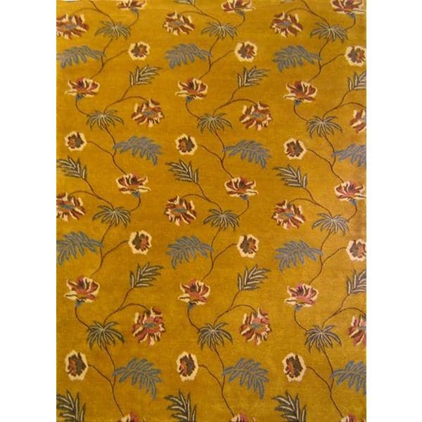 Fatehpur Hand Knotted Rug 6 x 9 