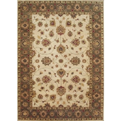 Nanded Hand Knotted Rug 10 x 14 