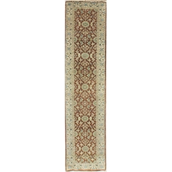 Pauri Hand Knotted Rug 26" x 12 