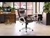 Hugo Office Chair - Brown with Memory Foam Seating - Sealy Collection
