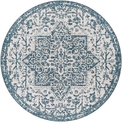 Eagean - Livabliss EAG2378-710RD Traditional Round Area Rug 710"  