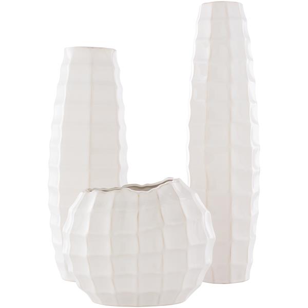 Cirio Modern Light Gray Vase - Set of Three 