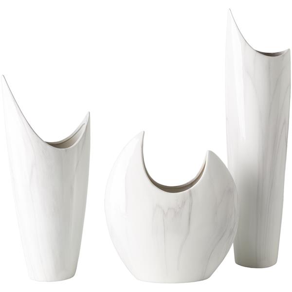Hamilton Modern Ceramic Vase - Set of Three 