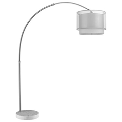 Brella One Light Floor Lamp with Adjustable Arc 