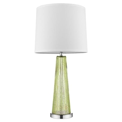 Chiara Apple Green Glass Finished Table Lamp 
