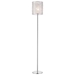 Distratto One Light Floor Lamp with Enmeshed Aluminum Wire Shade - TRE1046
