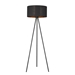 Morenci One Light Floor Lamp - Matte Black - TRE1065