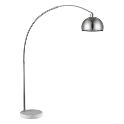 Mid 94" Adjustable Arc Floor Lamp with Metal Shade 