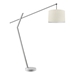Chelsea Adjustable Floor Lamp with Latte Linen Shade - TRE1071